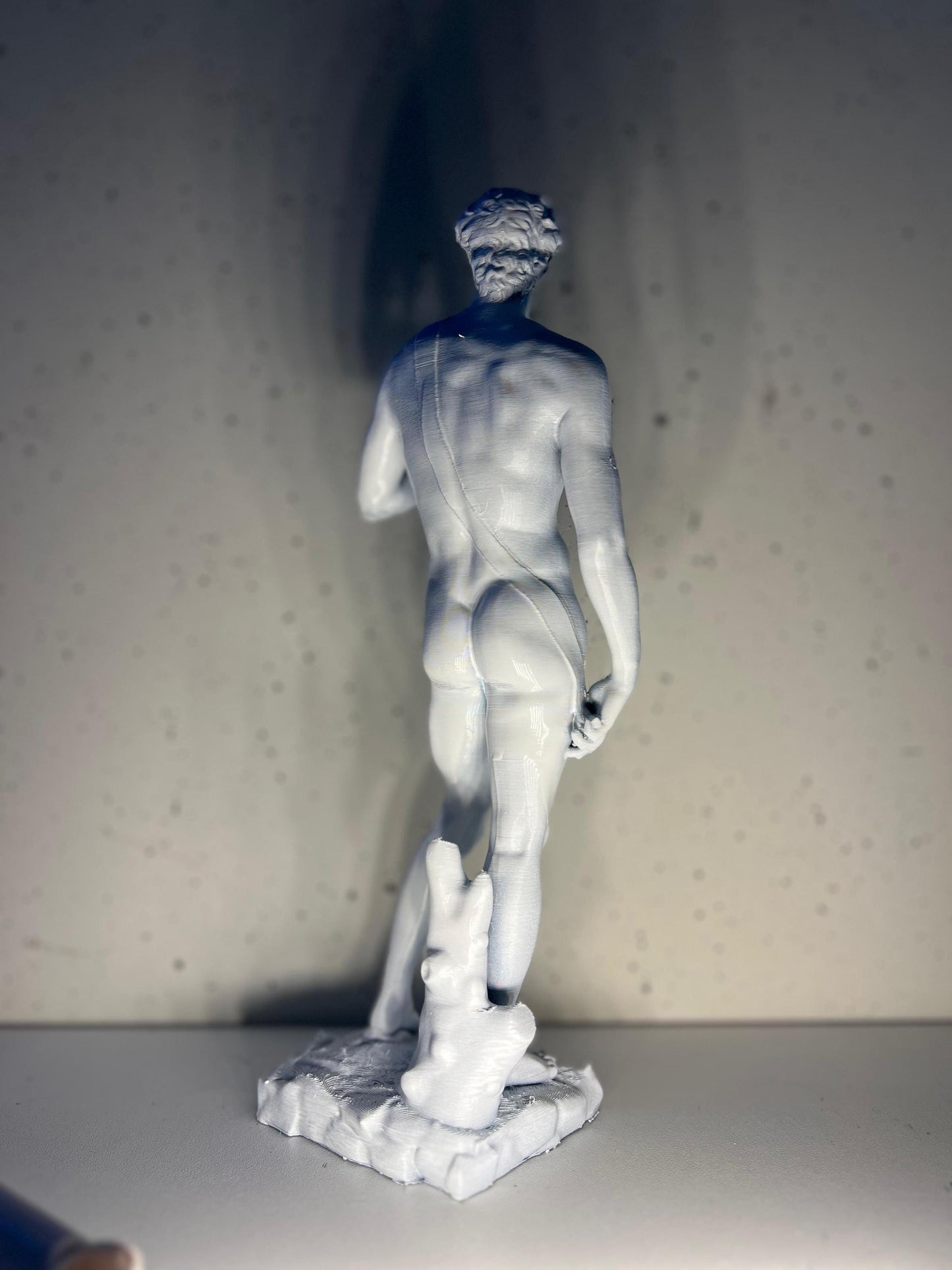 David Michelangelo Statue | Classic Art Sculpture | Italian Renaissance Decor | Home & Office Art | Antique Style Bust | 3D Printed