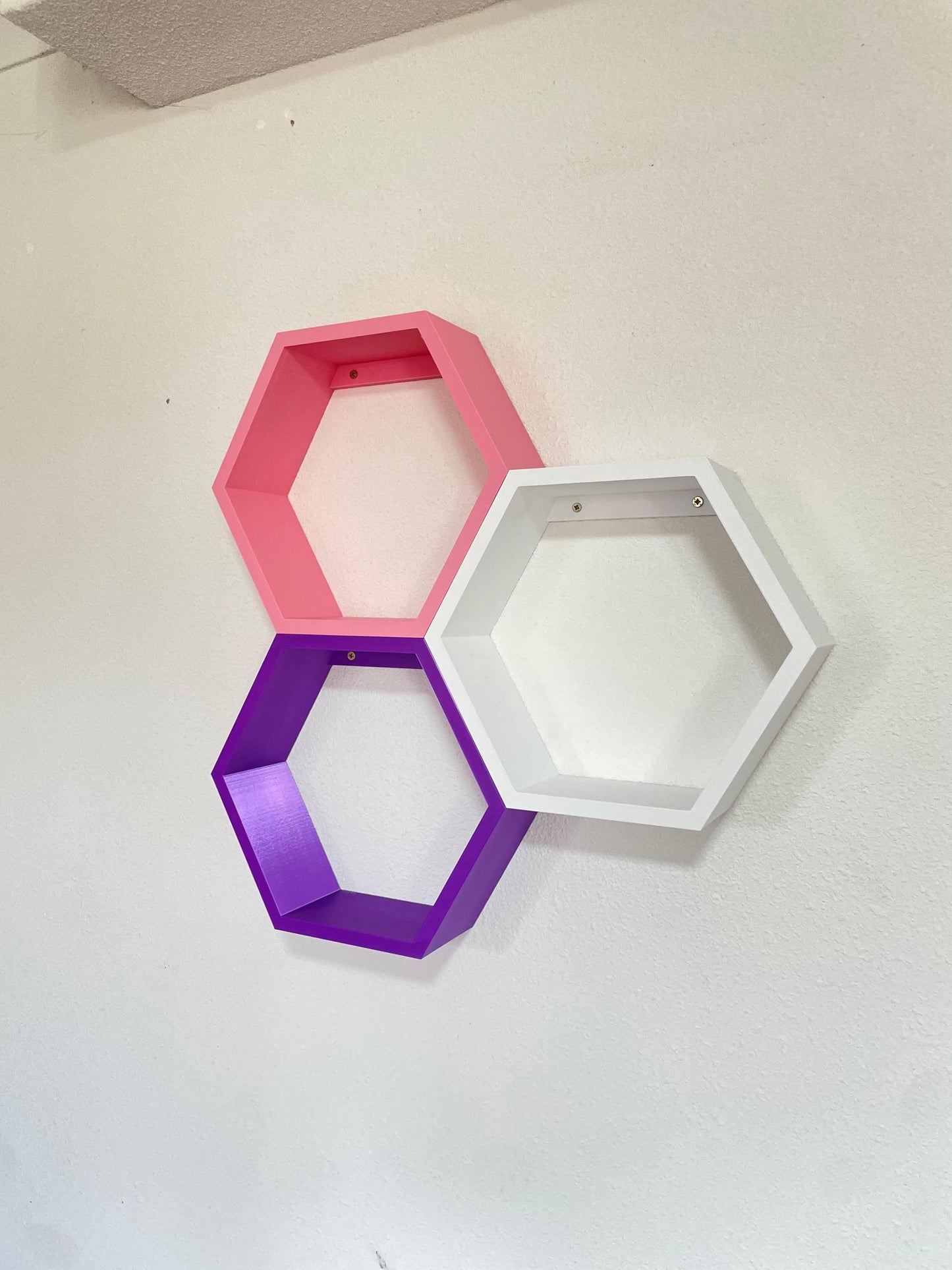 Wall Shelve Honeycomb Storage | Modern Hexagon Floating Shelves for Home Decor | Stylish Storage Solution | Expandable colorful customizable