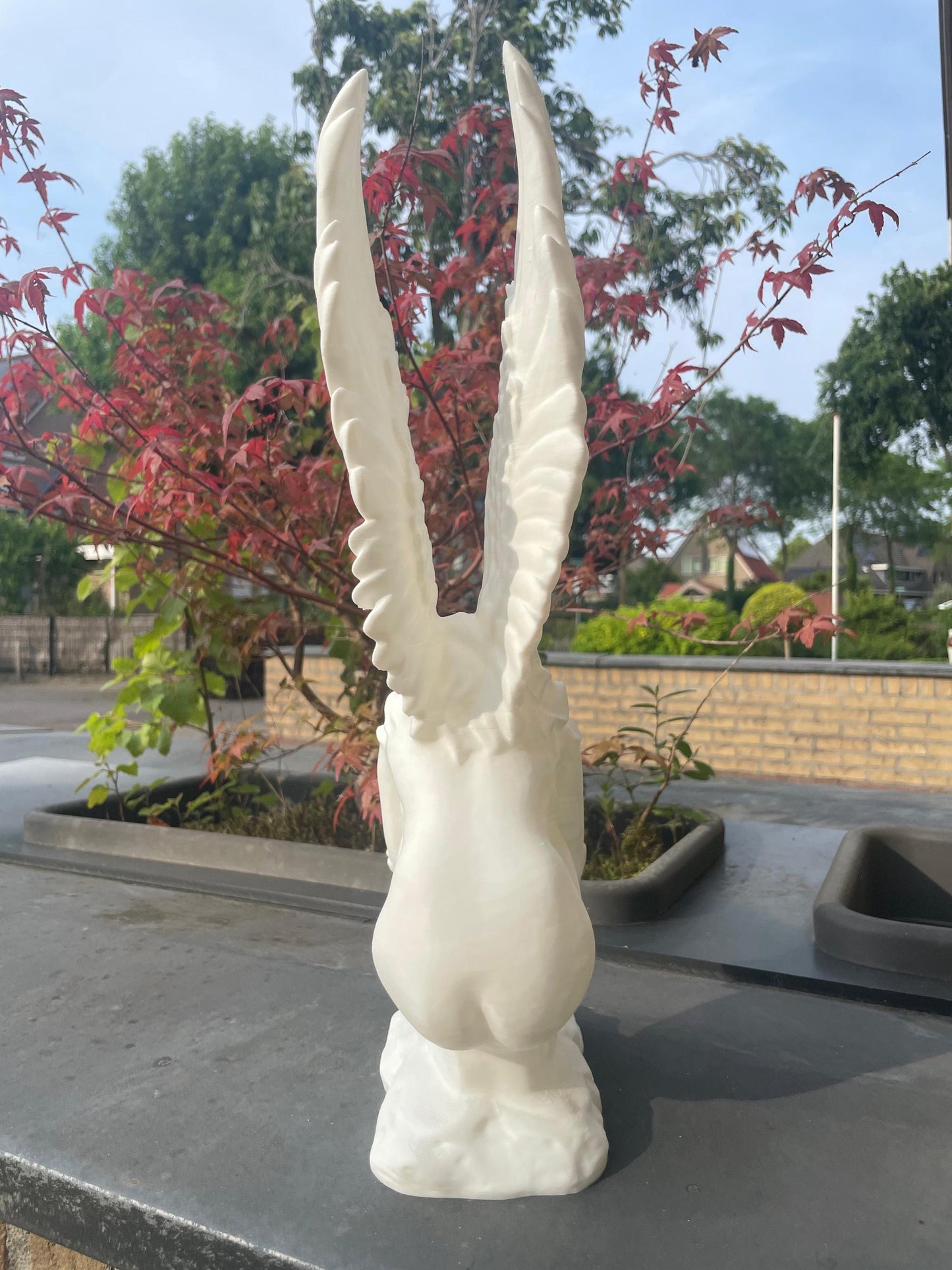 Crying Angel Statue Religious Sculpture Garden Memorial Decor Praying Angel Figurine Cemetery Grave Marker Sympathy Gift