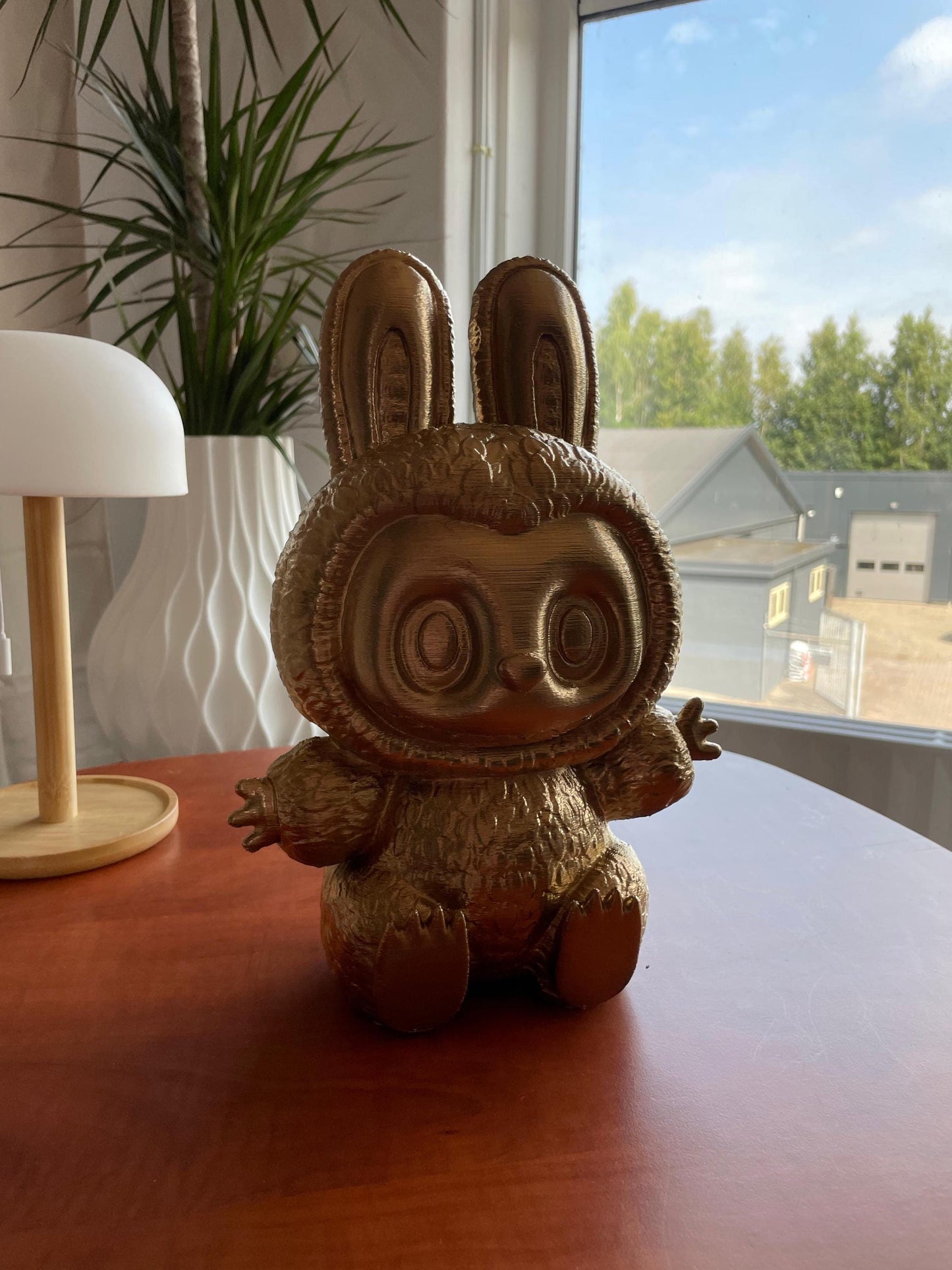 Lubulu Collectible Gold Figure 3D Printed Designer Toy Blind Box Style Vinyl Figurine Gift Cute Character