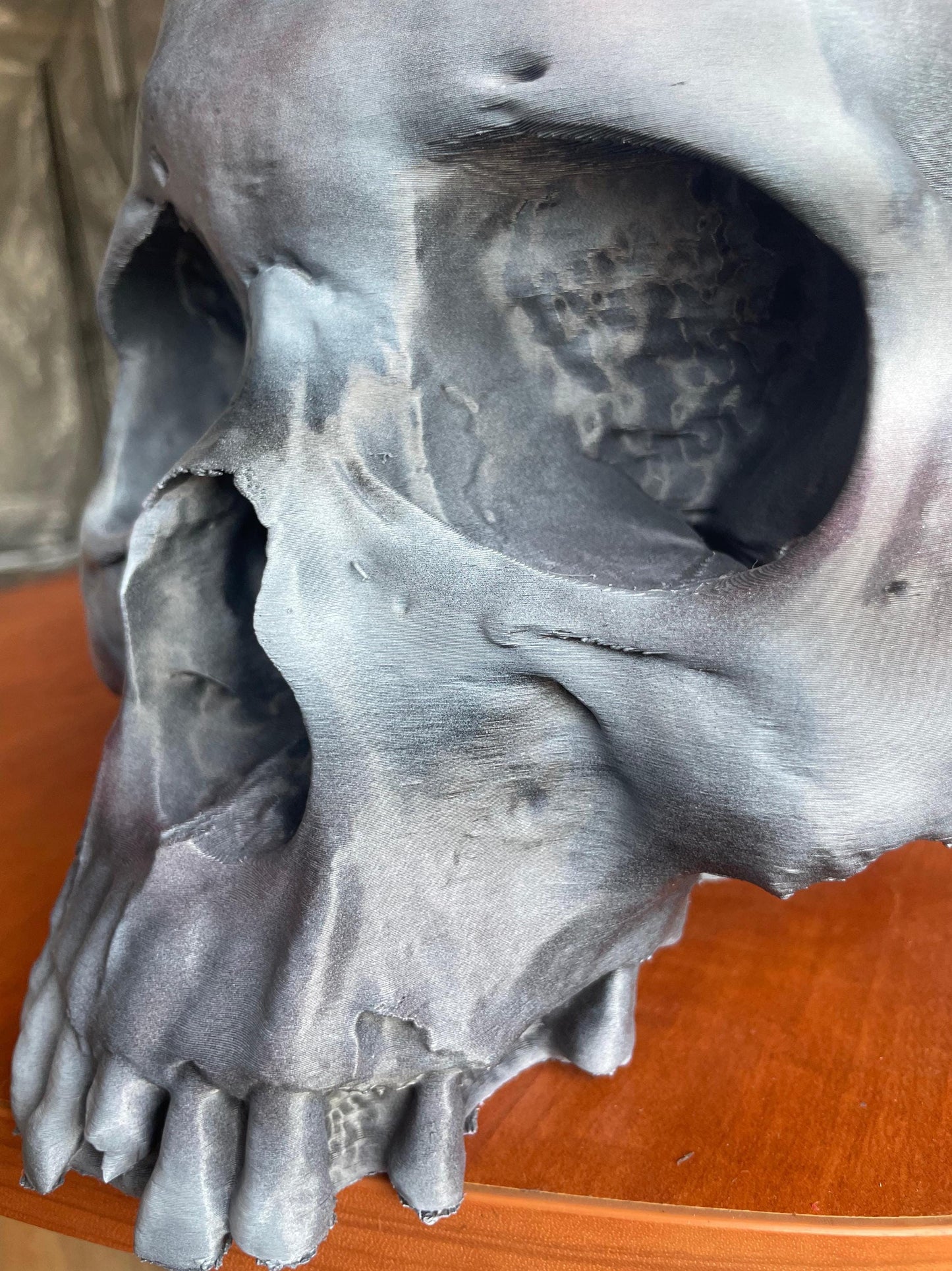 Halloween Skull Candy Bowl | Creepy Gothic Snack Holder | Spooky Skeleton Head Dish for Treats | Perfect Halloween Party Decoration