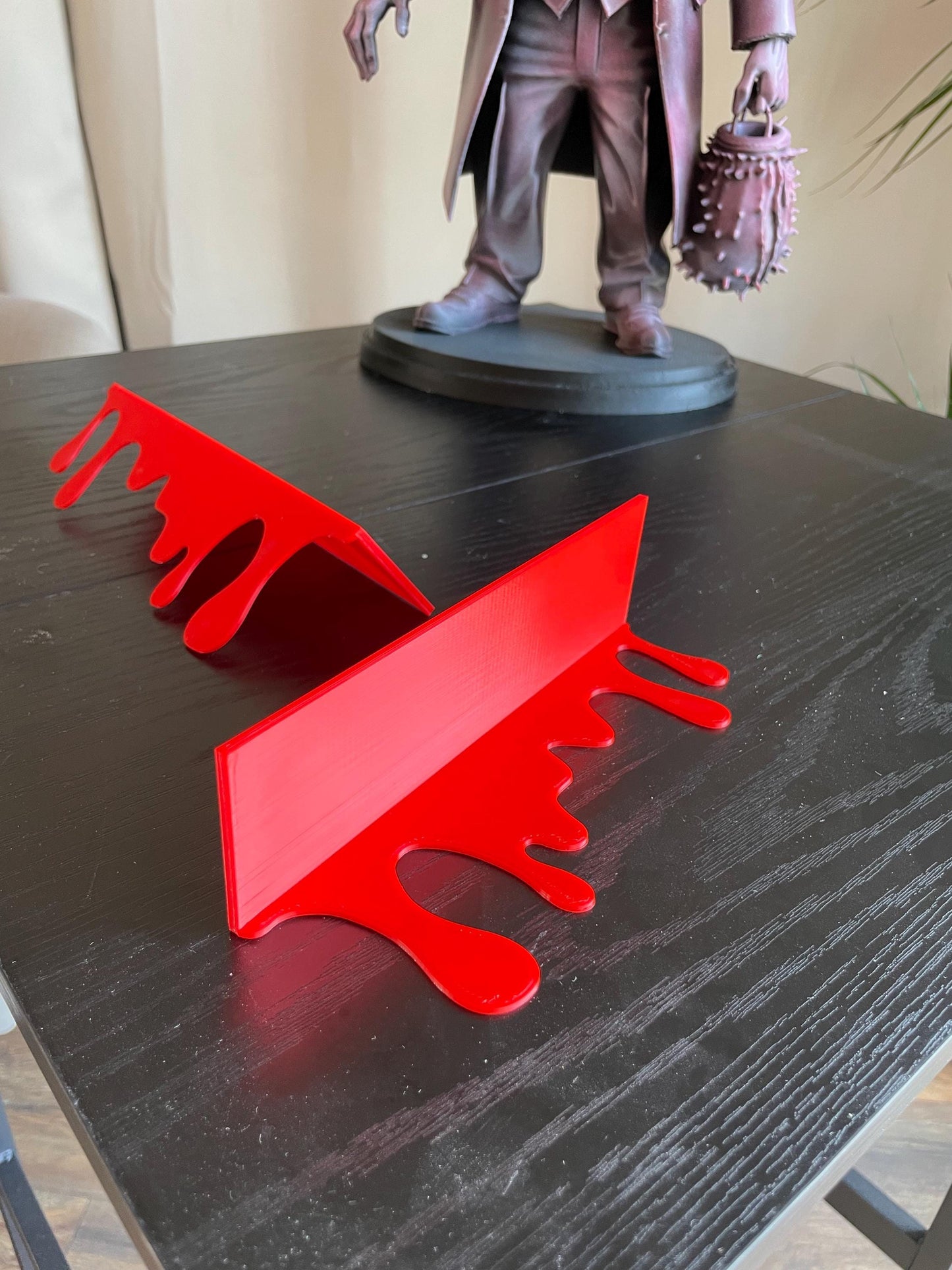 Dripping Blood Shelf Decor Halloween Scary Attachment Gothic Horror Edge Hanger Spooky Table Mantel Ornament