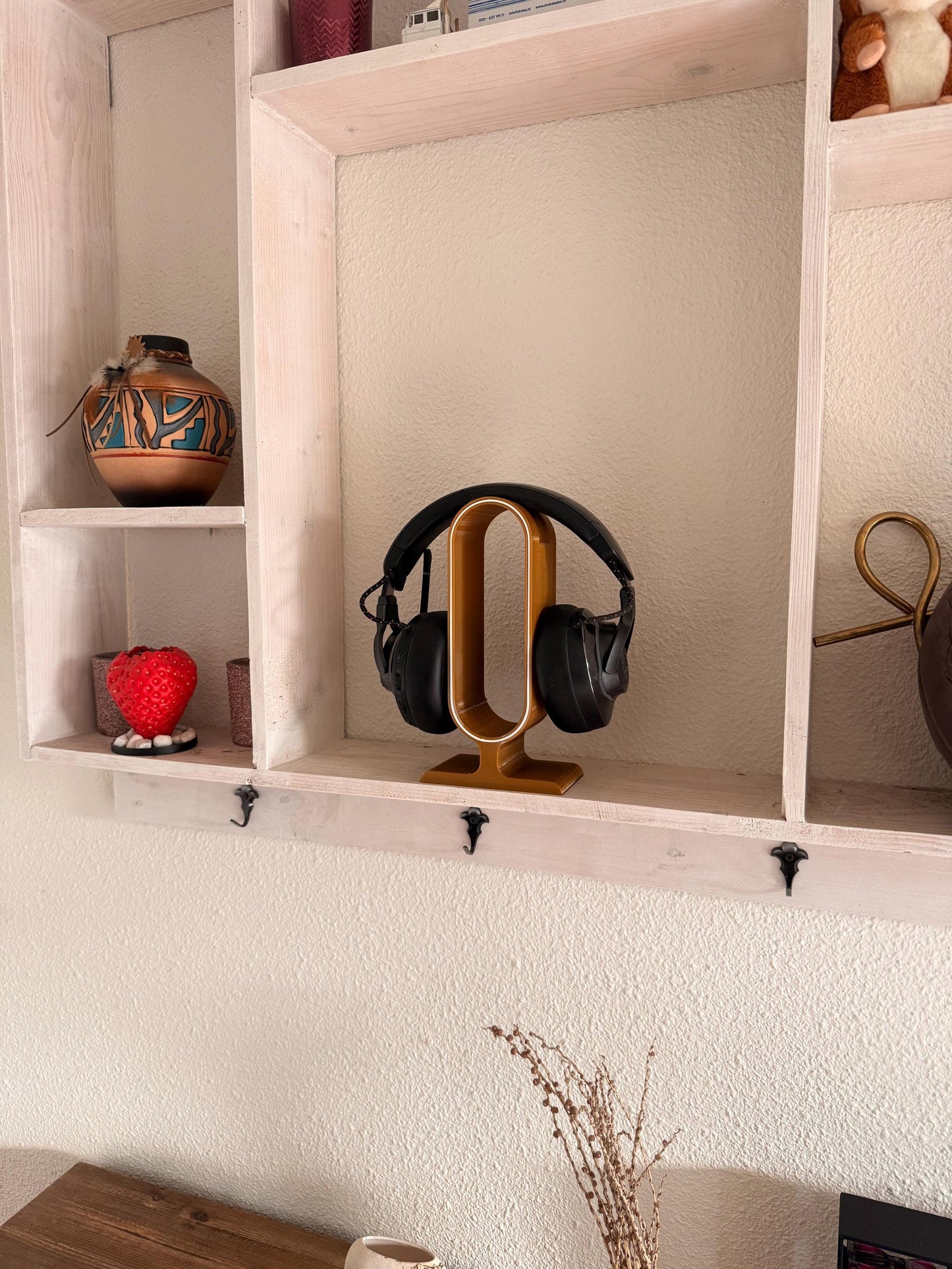 Headphone Stand Gaming Headset Holder Desk Organizer Desktop Accessory Gift for Gamers