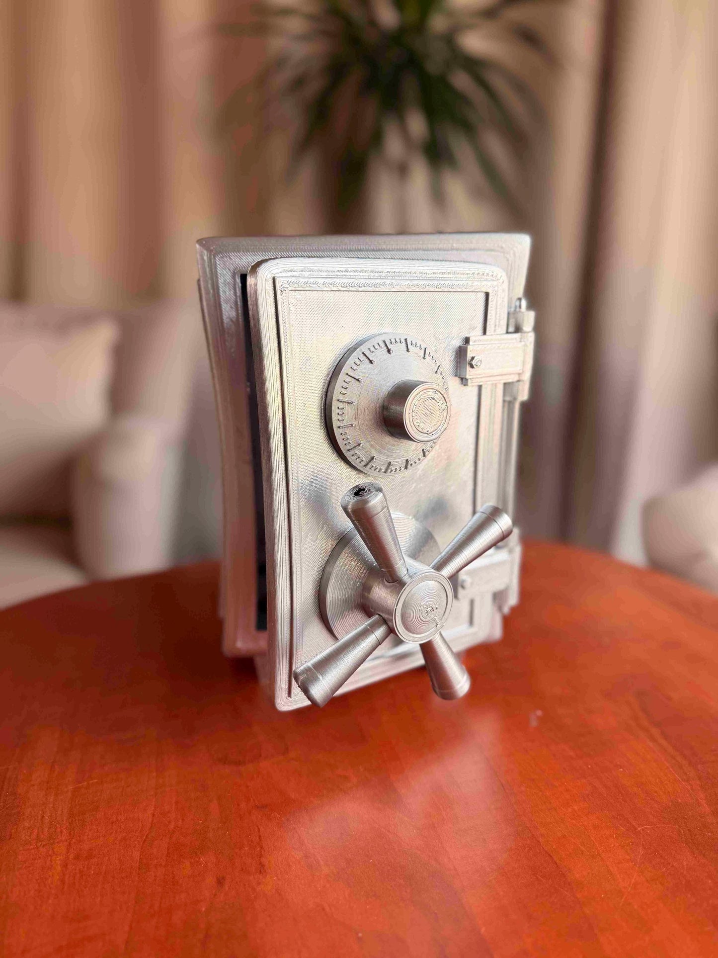 Vault Money Piggy Bank 3D Safe Box Coin Piggy Bank Gaming Room Decor Kids Gift Collectible Loot Crate Storage Desk Accessory