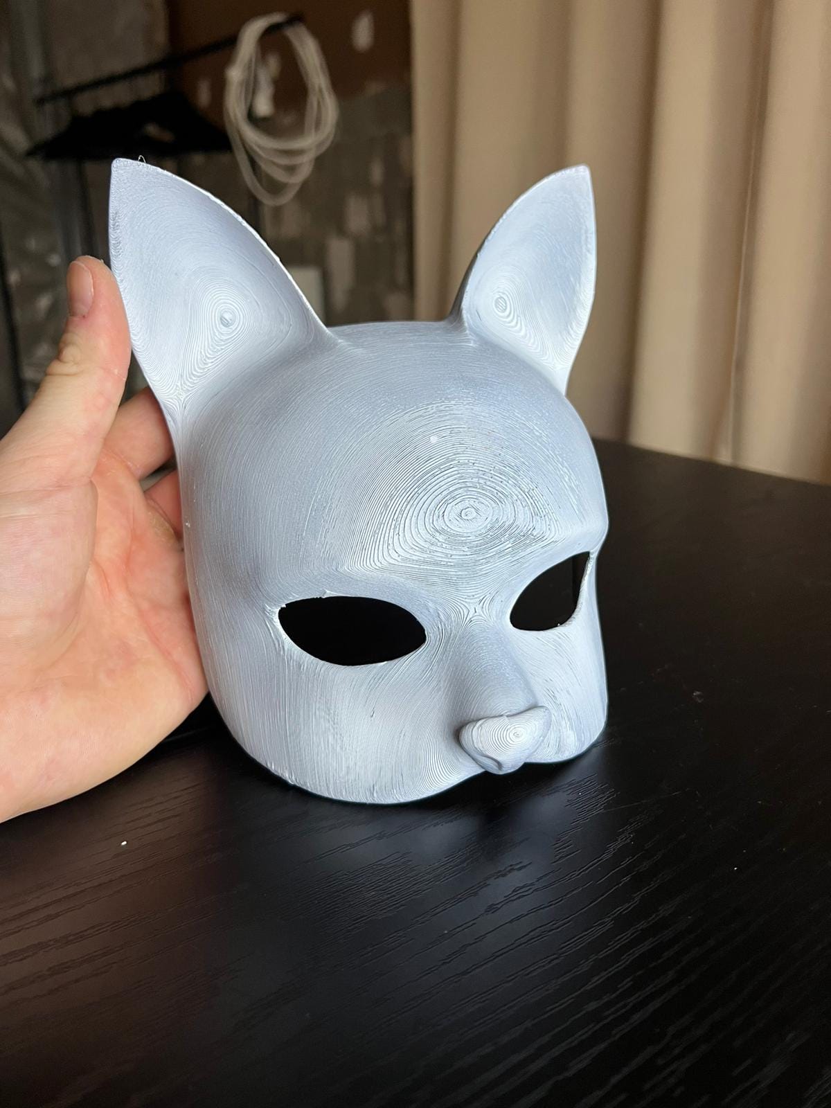 Therian Mask Mystical Moon Bunny | TherianMask | BunnyTherian | |Therian | Quadrobics | FurryArt | MaskMaking |