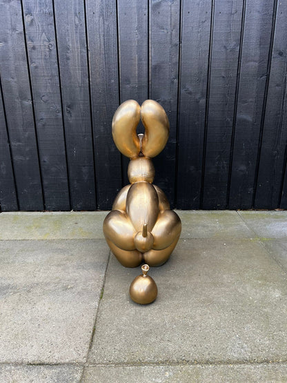 Poop Balloon Dog Sculpture | Unique Collectible Gift for Art and Dog Lovers | Fun and Quirky Home Decoration