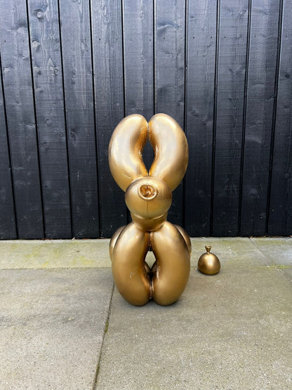 Poop Balloon Dog Sculpture | Unique Collectible Gift for Art and Dog Lovers | Fun and Quirky Home Decoration