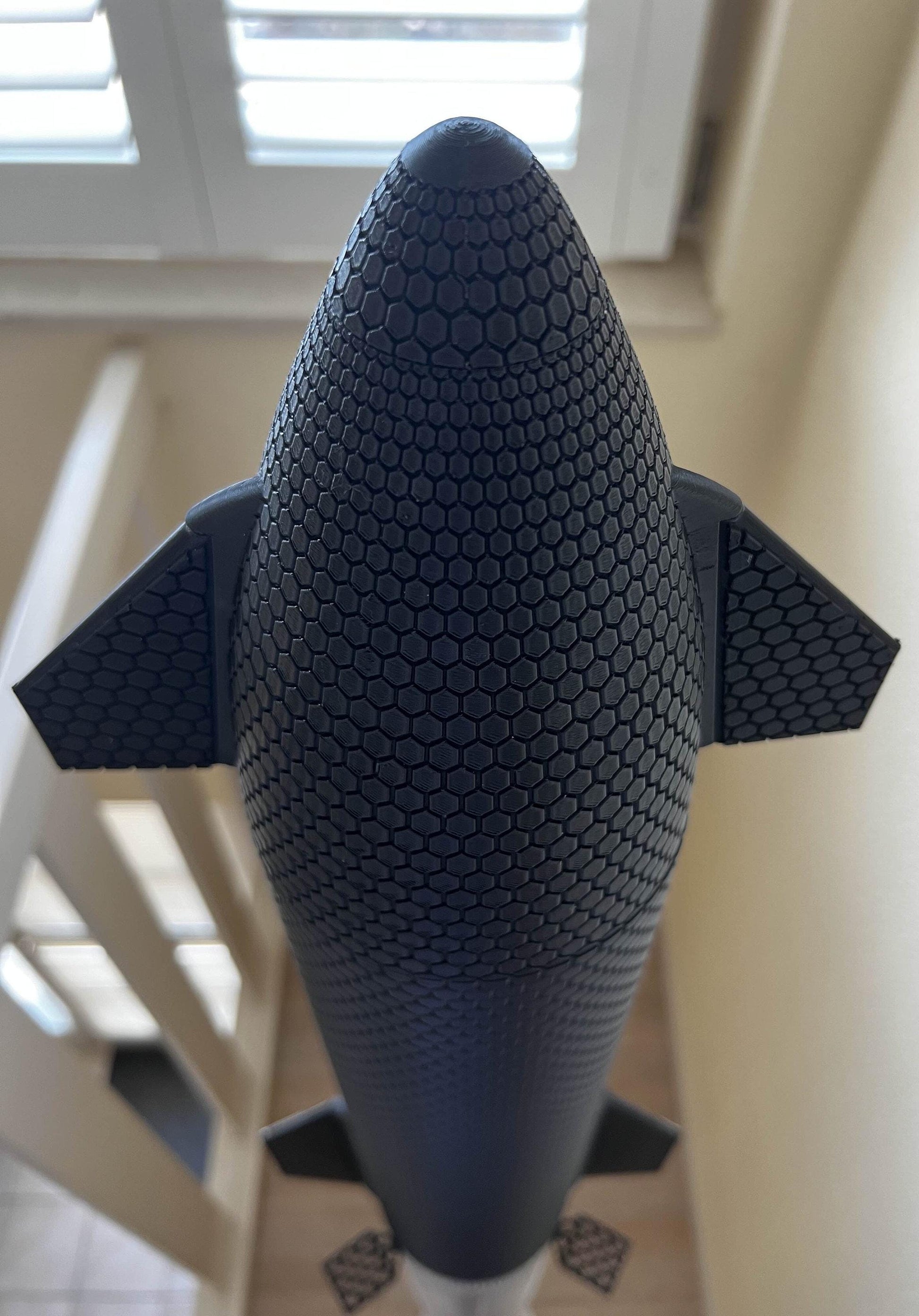 Starship Rocket Booster Space Model 150cm | Iconic Spacecraft Replica | Display Piece for Collectors and Space Enthusiasts | Wall Decor