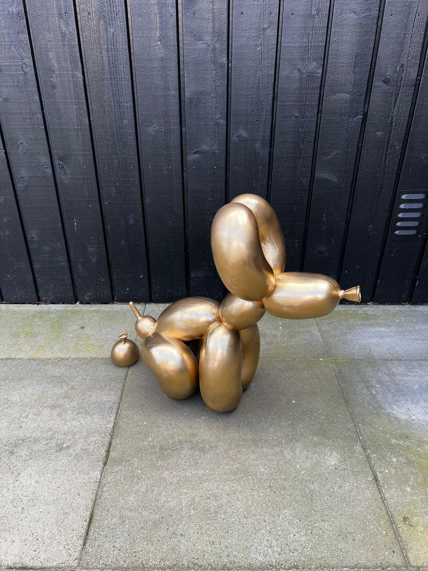 Poop Balloon Dog Sculpture | Unique Collectible Gift for Art and Dog Lovers | Fun and Quirky Home Decoration