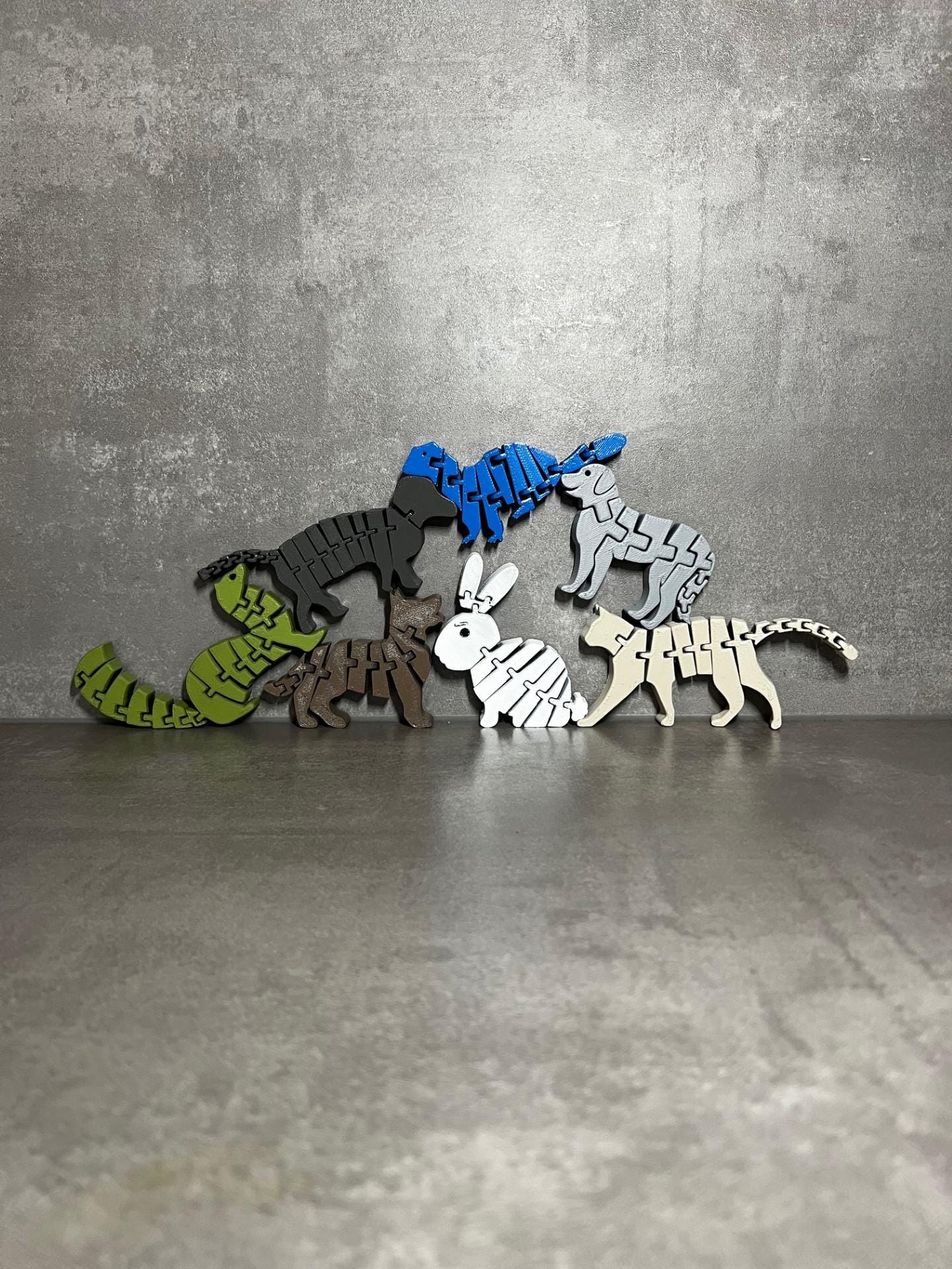 Montessori Pet Toy Set | Stackable Animal Puzzle | Educational Fun for Kids
