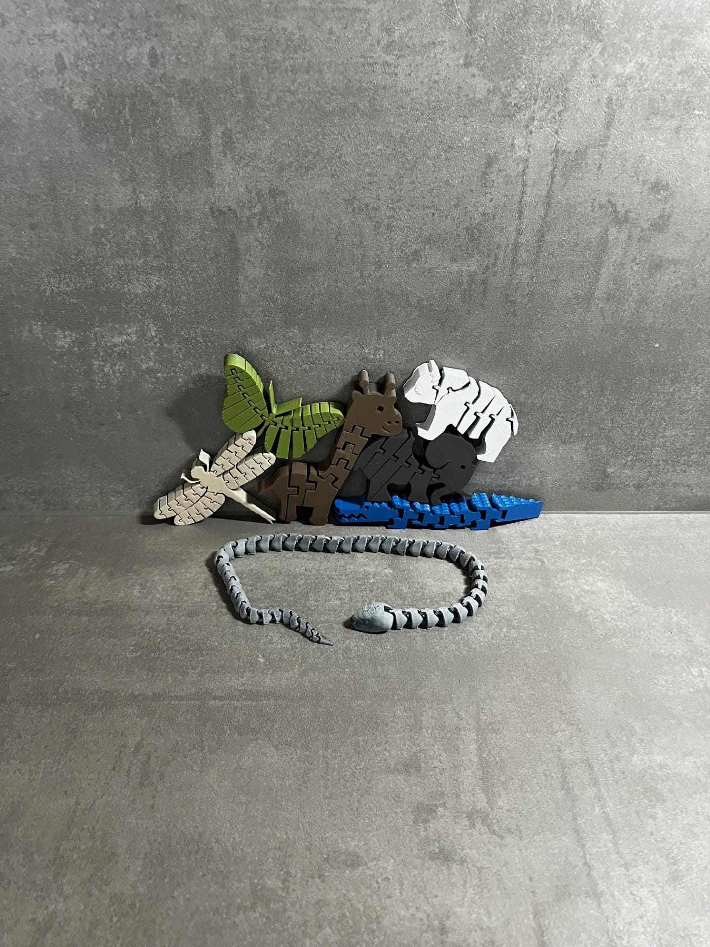 Montessori Zoo Toy Set | Stackable Animal Puzzle | Educational Fun for Kids