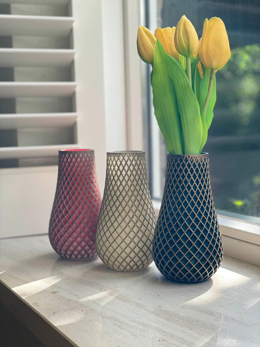 Vase Modern Minimalist Decor | Geometric Abstract Design | Unique Statement Piece for Contemporary Homes