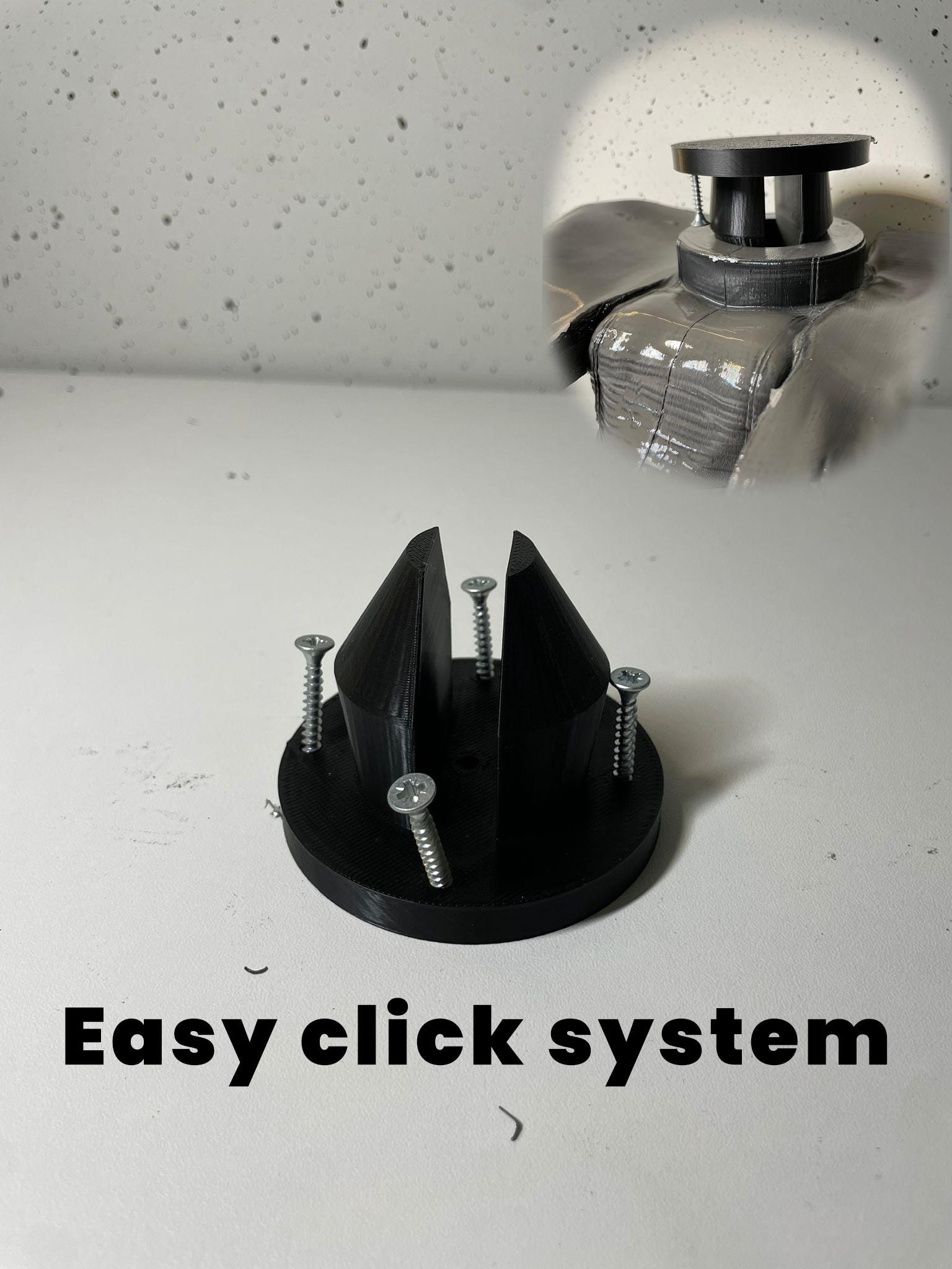 easy wall placement click system