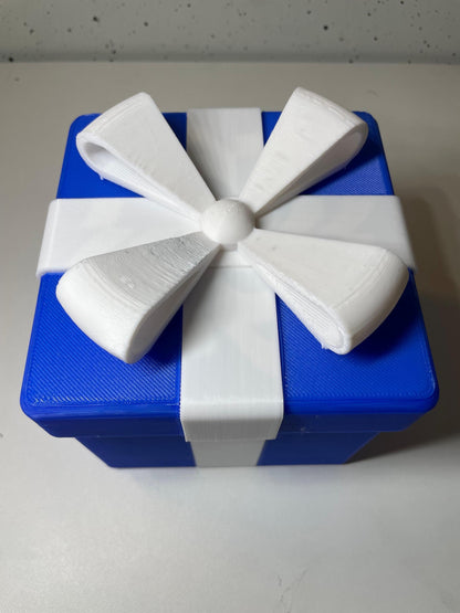 Gift Box with Bow | Decorative Storage Container for Special Occasions | Reusable and Stylish Packaging