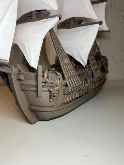 Pirate Ship Model | Historic Galleon | Nautical Decor | Renaissance Sailing Ship