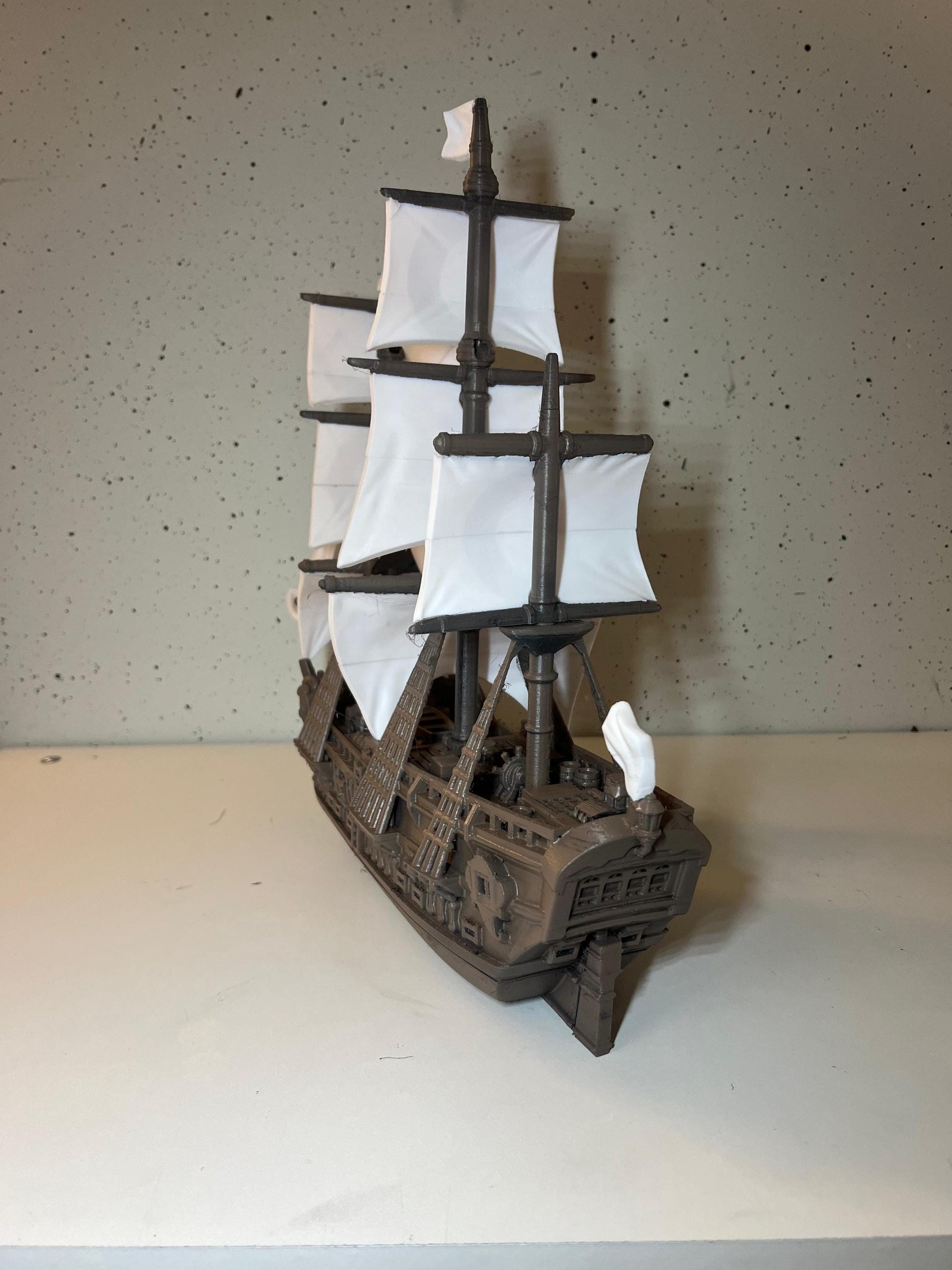 Pirate Ship Model | Historic Galleon | Nautical Decor | Renaissance Sailing Ship