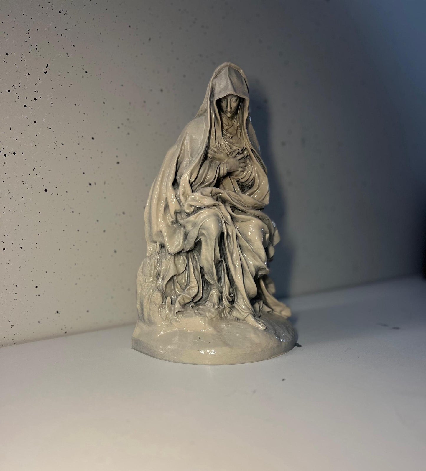 Mater Dolorosa Statue | Handmade Religious Art | Catholic Decoration | and Spiritual Home Decor