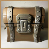 Game Loot Chest Life-Size | 3D-Printed Pirate Storage Treasure Crate for Gamers, Cosplay, and Decor | Epic Battle Royale Loot Box!