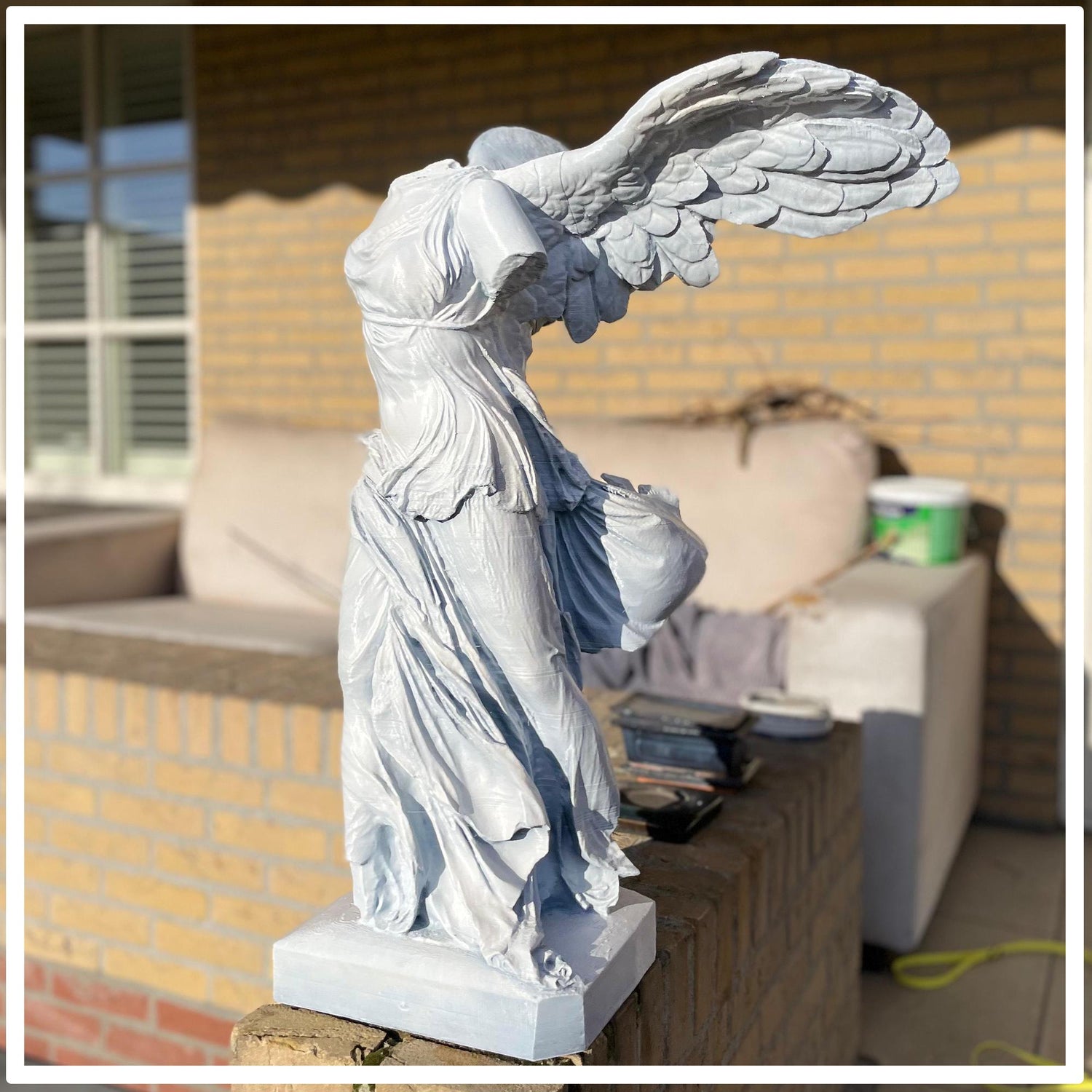 Winged Victory Statue Nike Samothrace | Greek Goddess Statue | Marble Art Sculpture | aphrodite | Handmade Home Decor