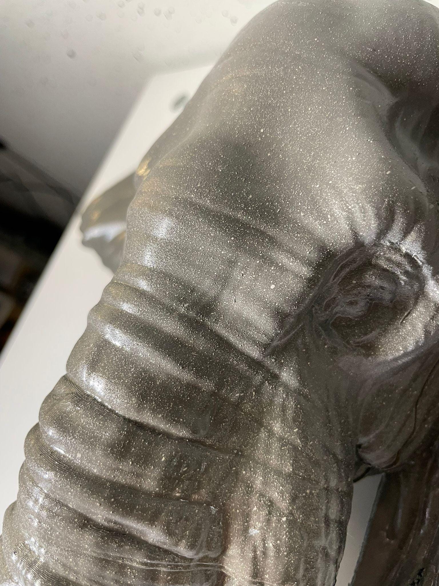 Elephant 3D Wall Art | Modern Wildlife Decor | Unique South Africa Elephant Head Sculpture for Home or Office