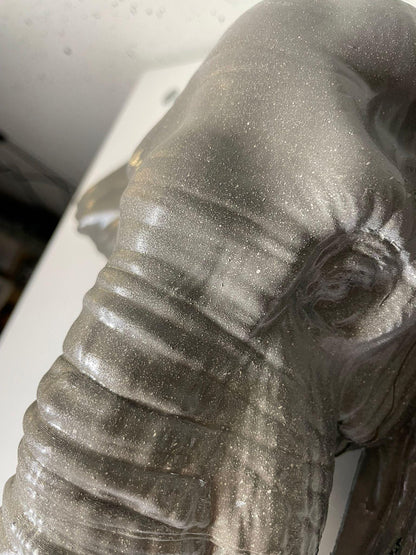 Elephant 3D Wall Art | Modern Wildlife Decor | Unique South Africa Elephant Head Sculpture for Home or Office