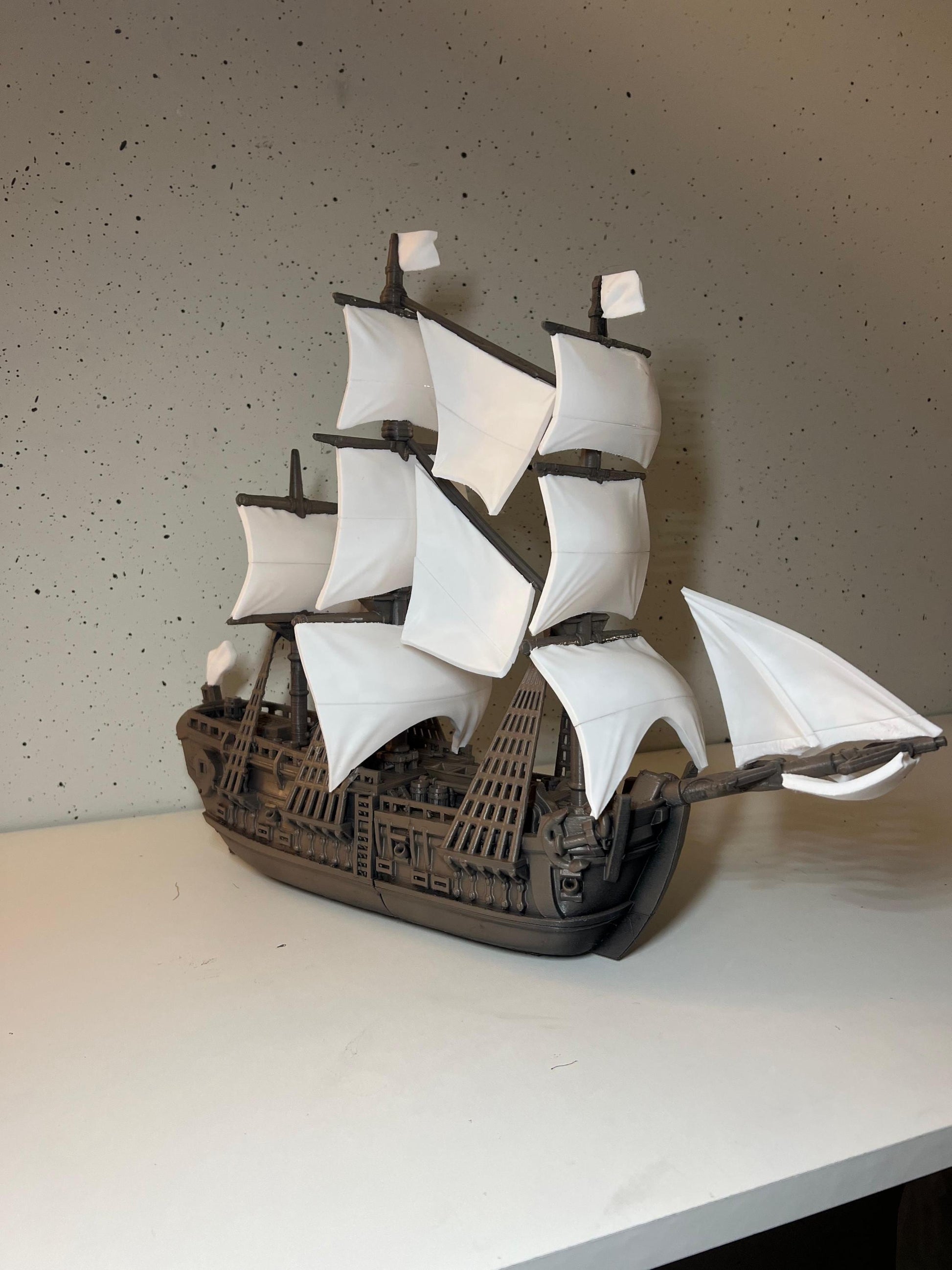 Pirate Ship Model | Historic Galleon | Nautical Decor | Renaissance Sailing Ship