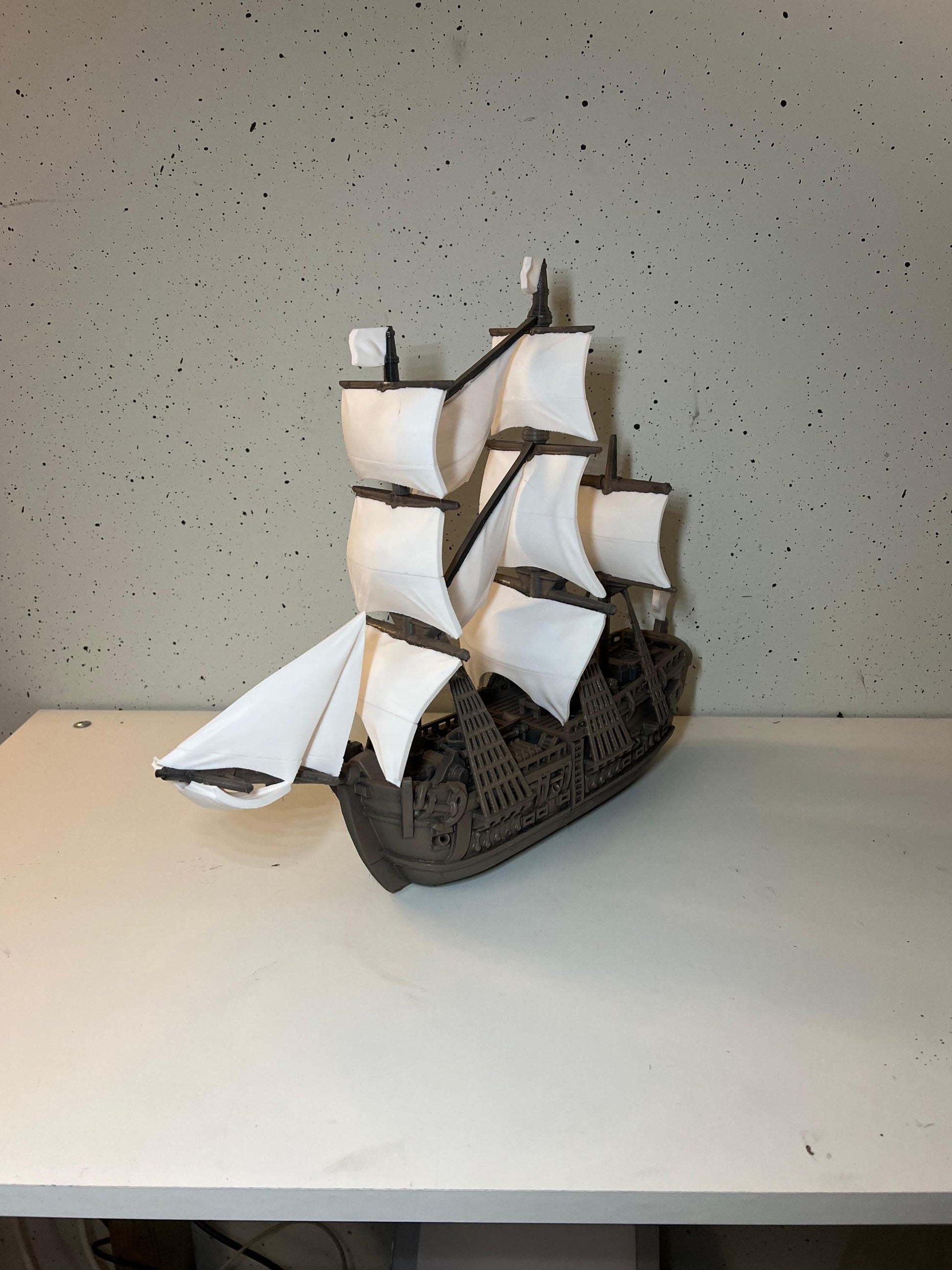 Pirate Ship Model | Historic Galleon | Nautical Decor | Renaissance Sailing Ship