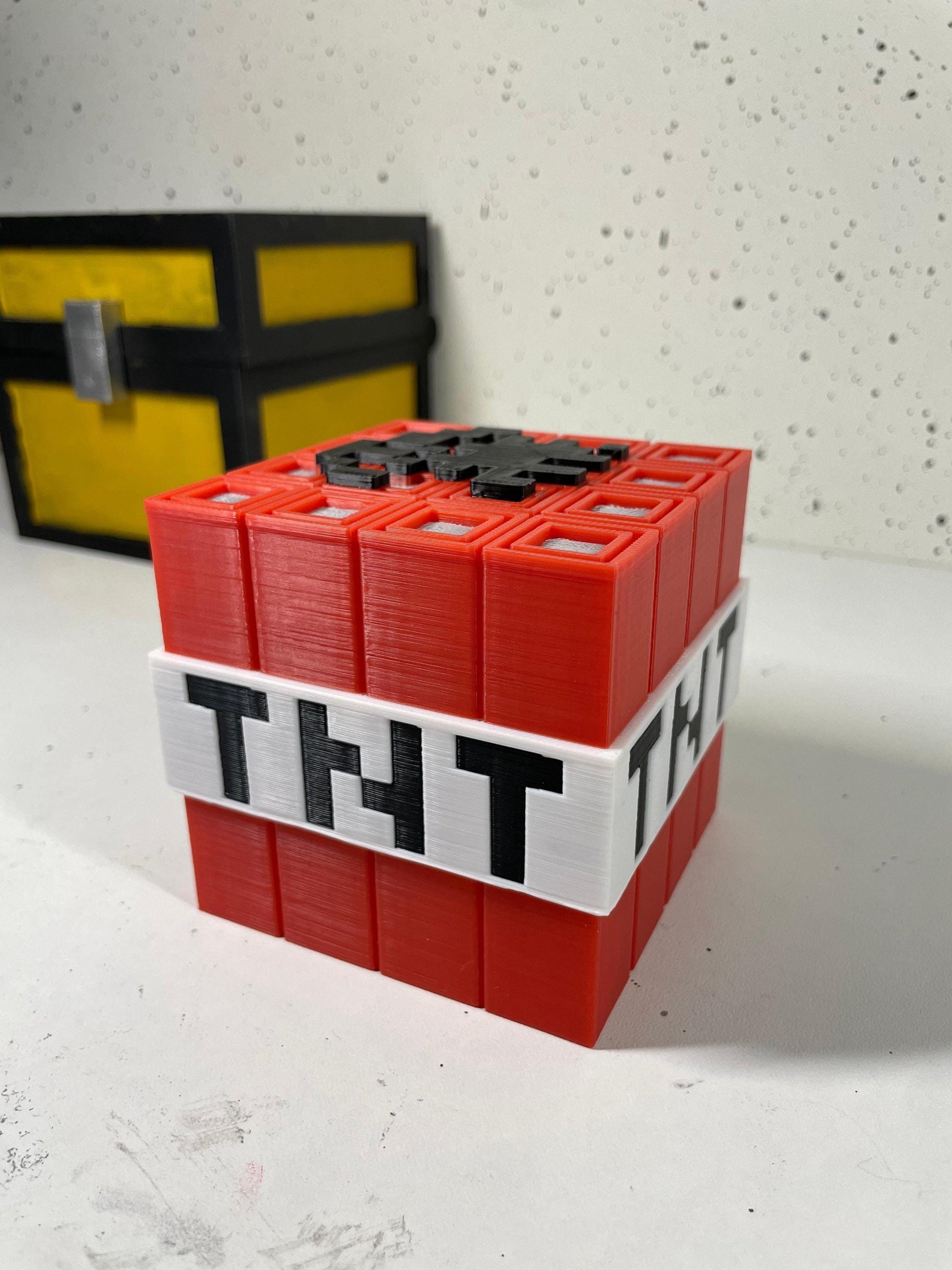 TNT Cube for Gamers and Enthusiasts | Unique Computer Display Piece