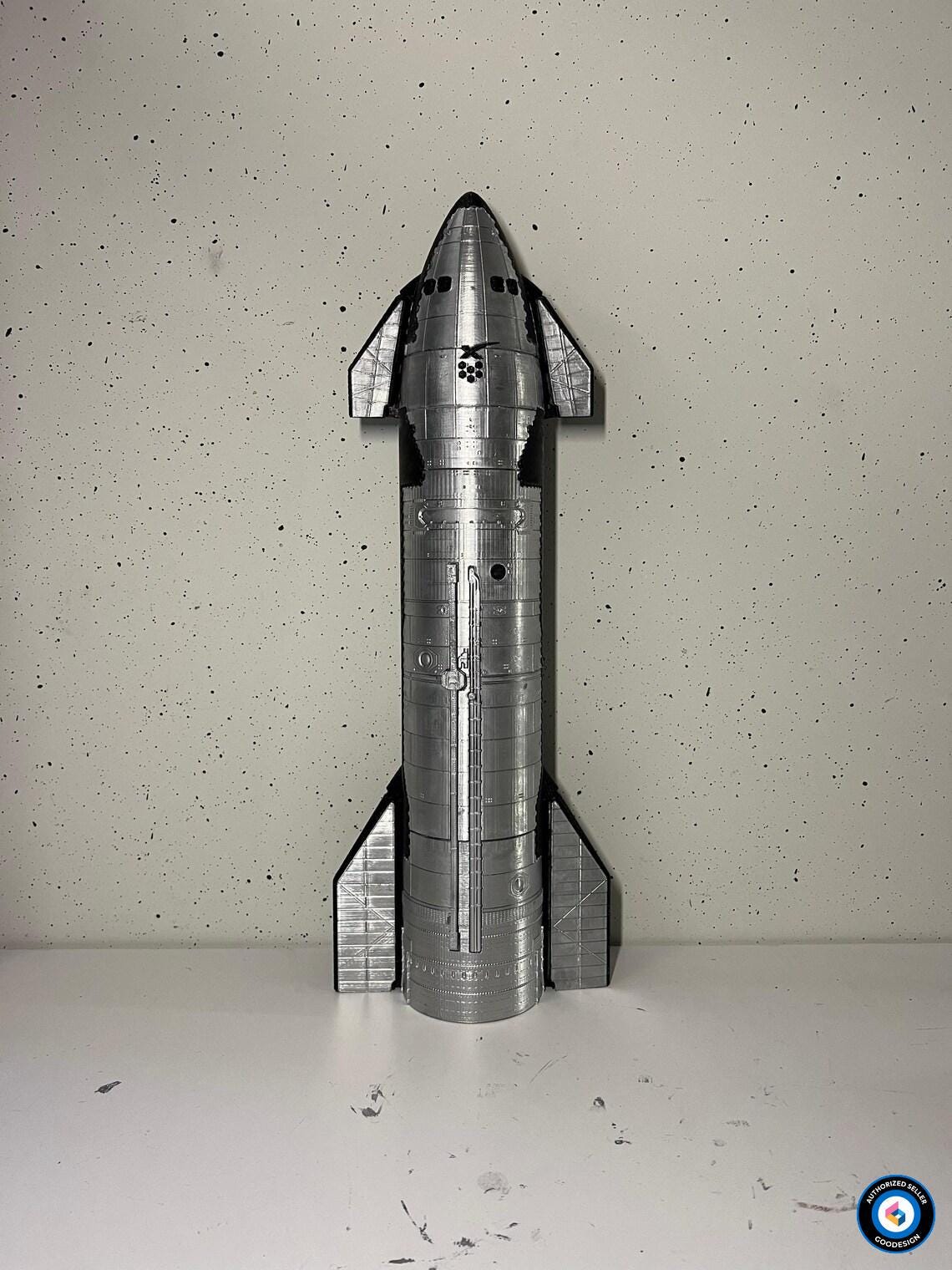 Space Rocket & Booster Model 150cm | Moon | Iconic Spacecraft Replica | Display Piece for Collectors and Space Enthusiasts | Wall Decor