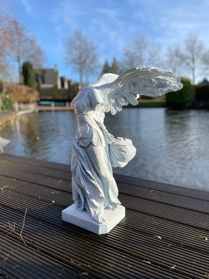 Winged Victory Statue Nike Samothrace | Greek Goddess Statue | Marble Art Sculpture | Handmade Home Decor