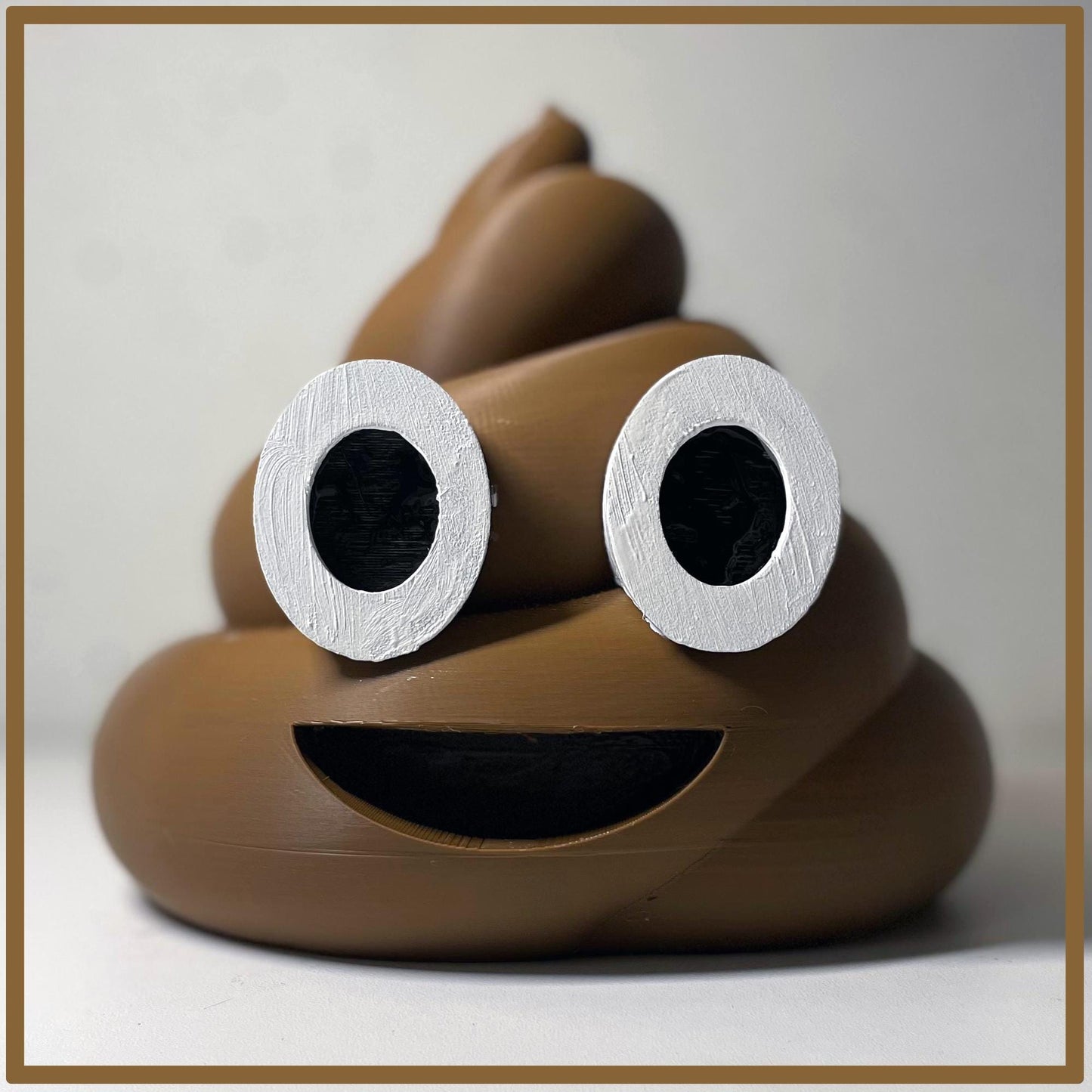 Poop Emoji Decor | Fun Desktop Ornament and Gift | Quirky Home and Room Decoration