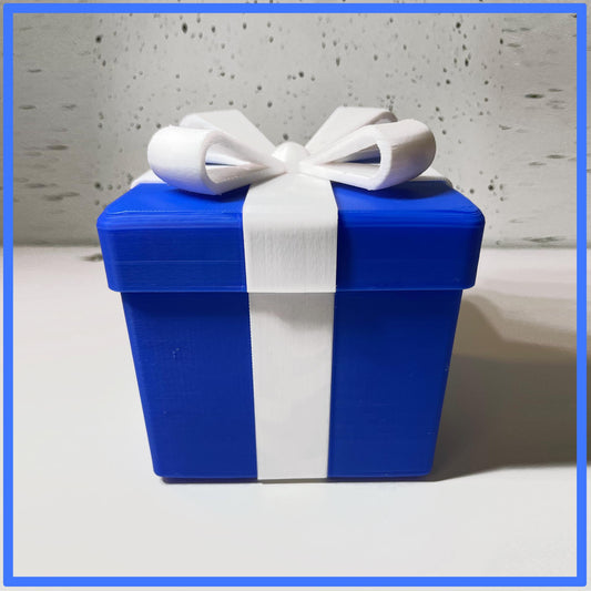 Gift Box with Bow | Decorative Storage Container for Special Occasions | Reusable and Stylish Packaging