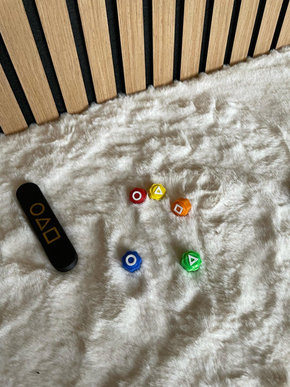 Gonggi Dice Korean Game with weights – Fun Traditional Family Game, Colorful Dice Set, Perfect for Parties & Travel-Friendly Entertainment!