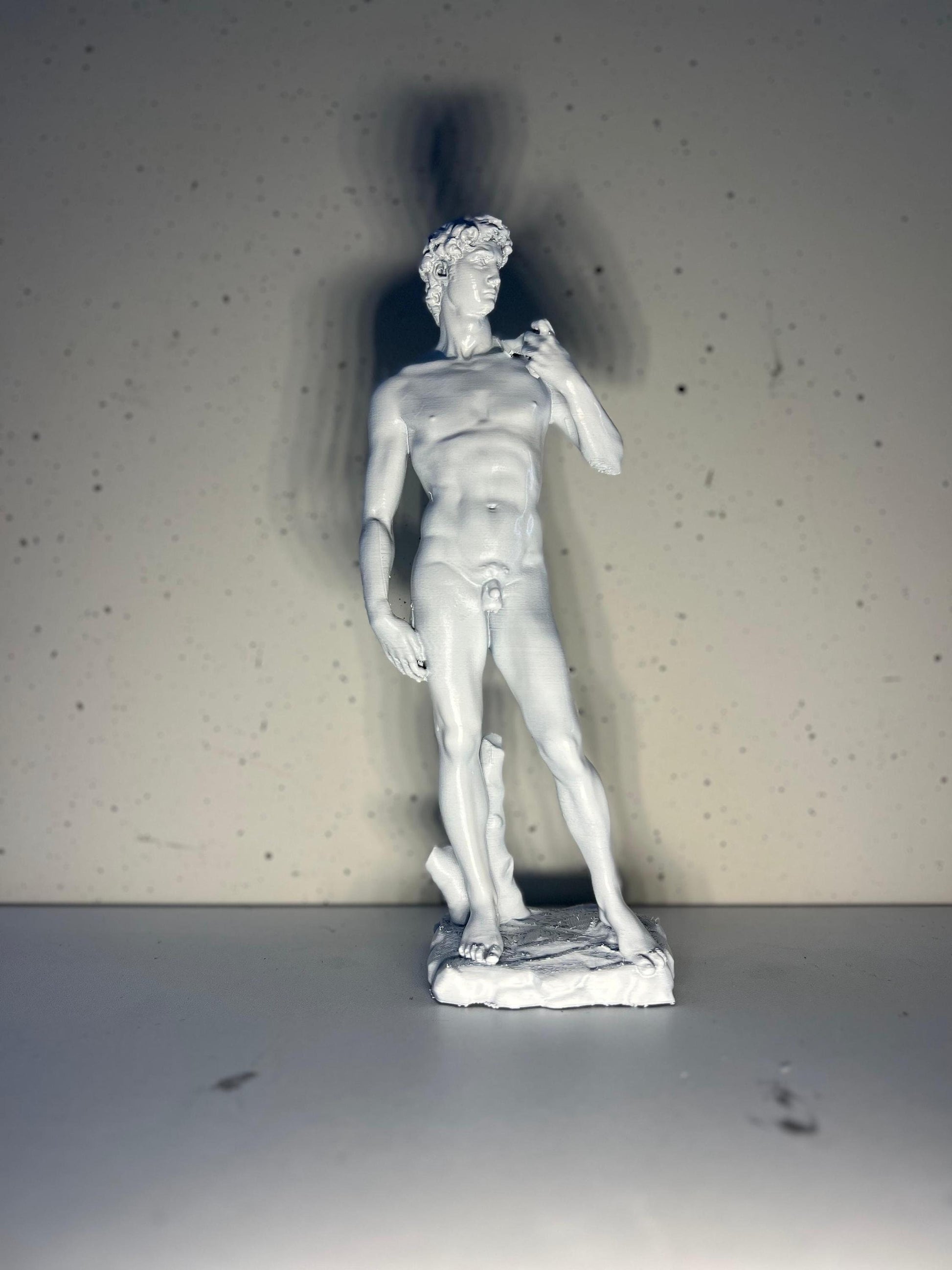 David Michelangelo Statue | Classic Art Sculpture | Italian Renaissance Decor | Home & Office Art | Antique Style Bust | 3D Printed