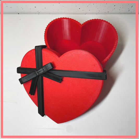Heart Gift Love Box with Ribbon | Perfect for Valentine’s Day, Anniversaries, and Special Occasions