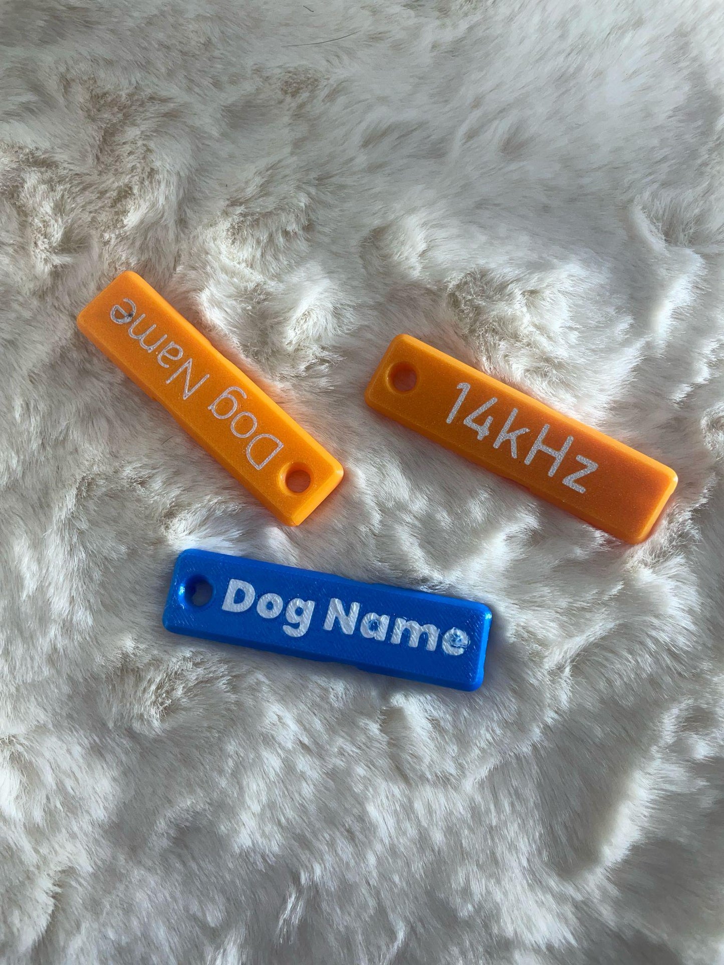 Custom Dog Whistle High Pitch | 14kHz | with keychain hole | Custom Dog Name | dog accessories