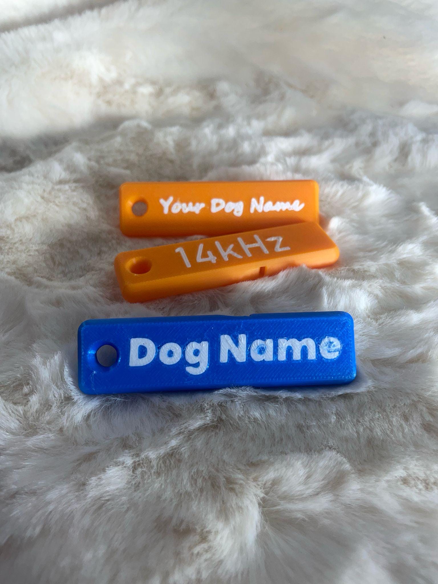 Custom Dog Whistle High Pitch | 14kHz | with keychain hole | Custom Dog Name | dog accessories