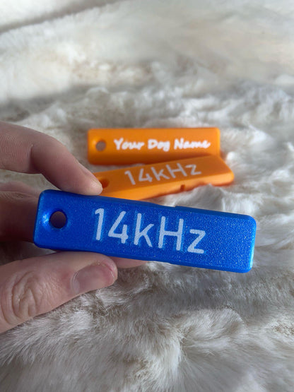 Custom Dog Whistle High Pitch | 14kHz | with keychain hole | Custom Dog Name | dog accessories