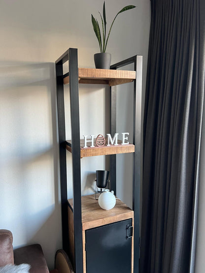 Easter Home Decoration | Wooden Shelf with HOME Sign & Egg Accent | Spring Decor | Farmhouse Style | Modern Interior | Seasonal Decoration