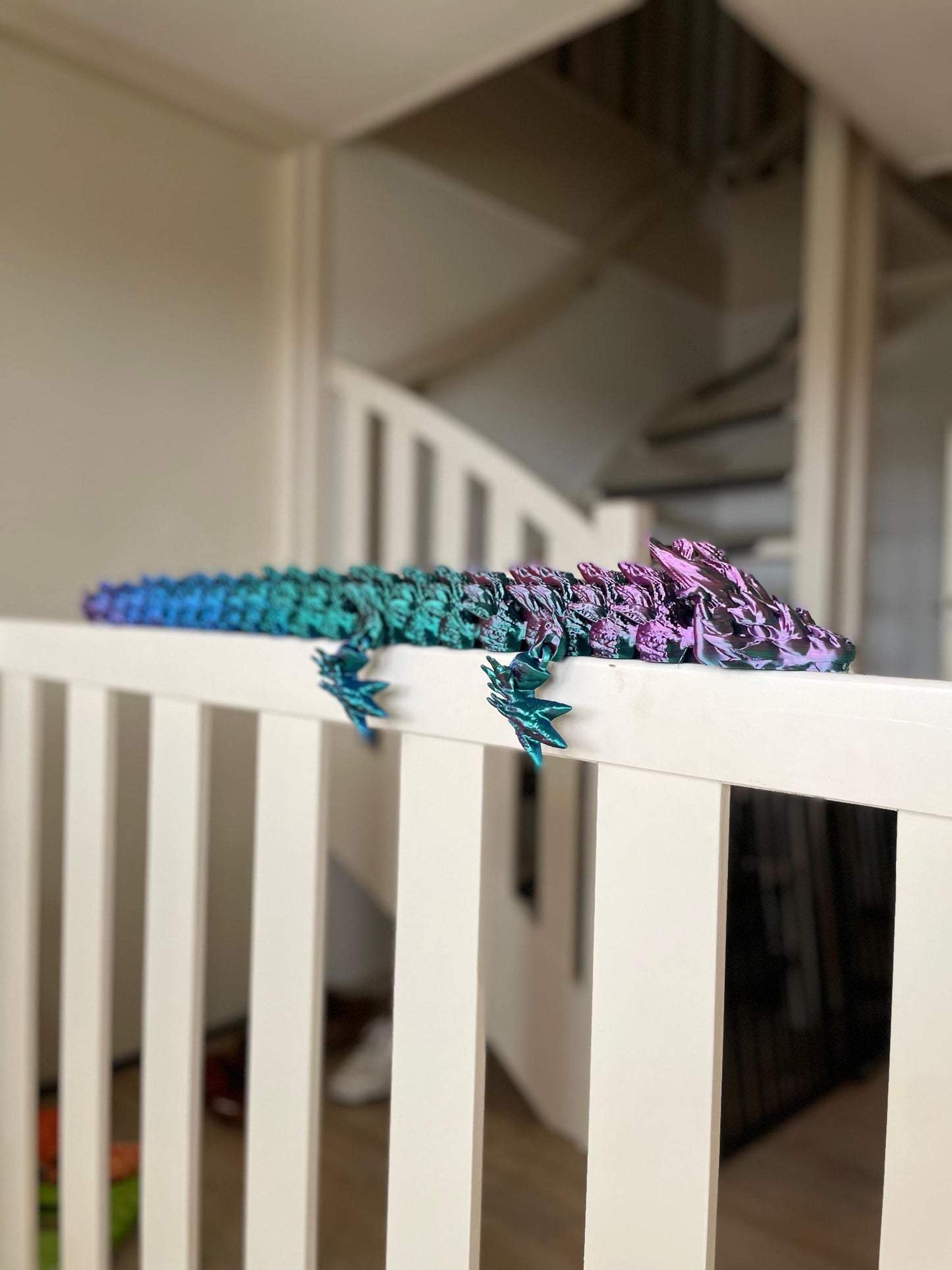 3D Printed Dragon Large 90cm Color-Changing Articulated Fantasy Decor Fidget Toy