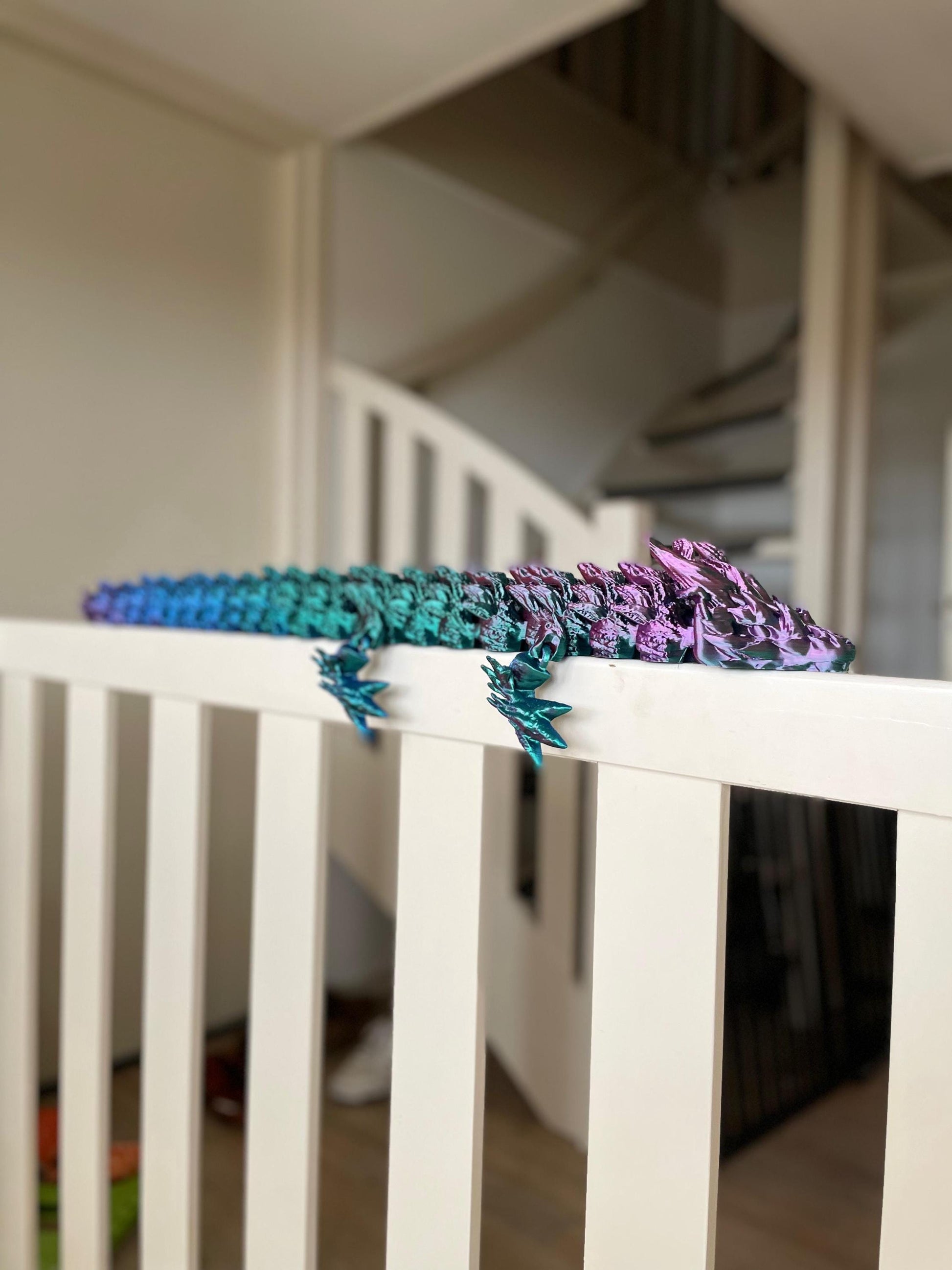 3D Printed Dragon Large 90cm Color-Changing Articulated Fantasy Decor Fidget Toy