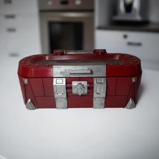 Gaming Loot Chest Life Size | Treasure Storage Box | Gaming Decor | Cosplay Prop | Chest Replica