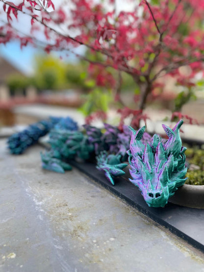 3D Printed Dragon Large 90cm Color-Changing Articulated Fantasy Decor Fidget Toy