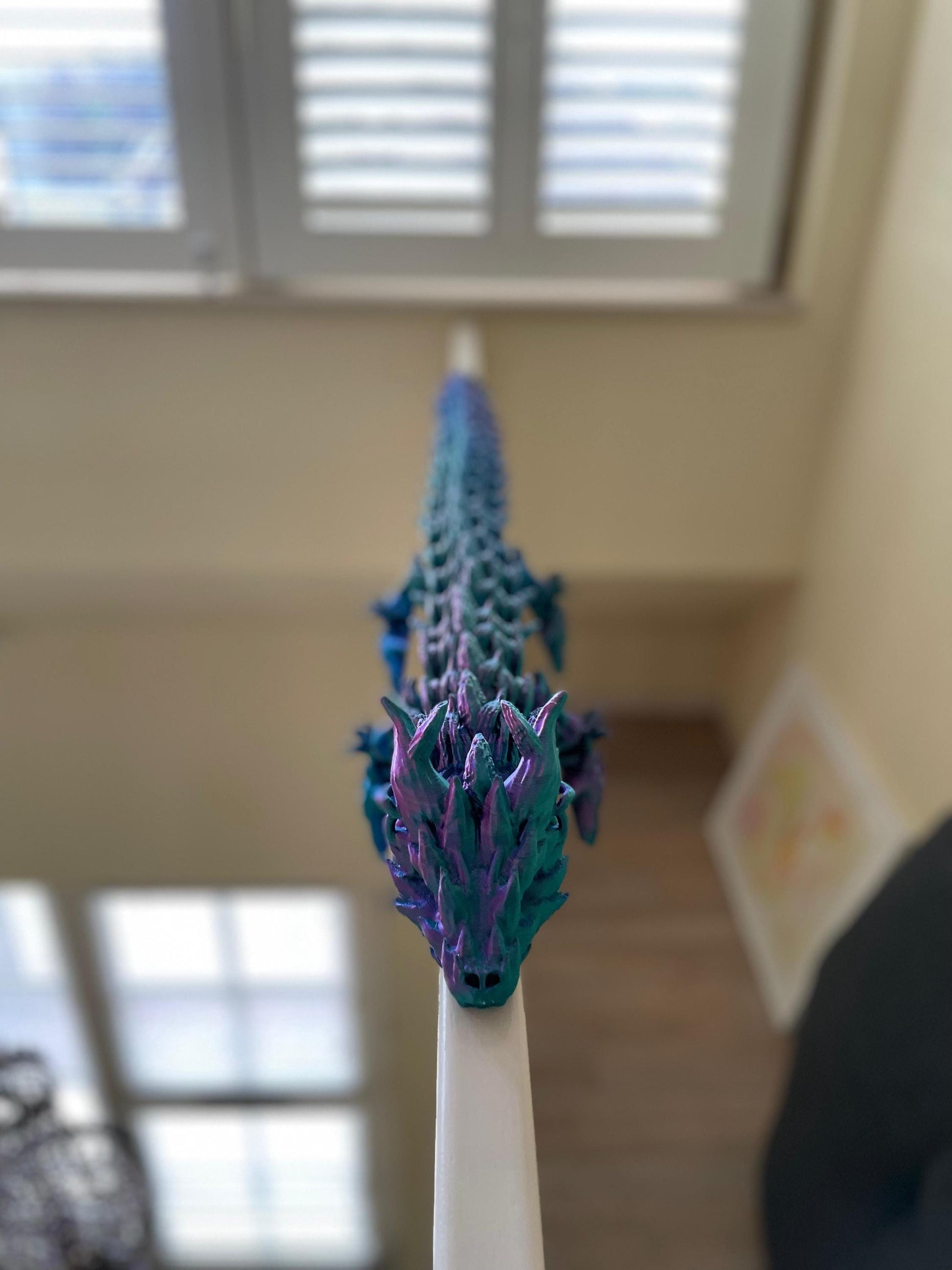 3D Printed Dragon Large 90cm Color-Changing Articulated Fantasy Decor Fidget Toy