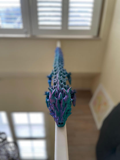 3D Printed Dragon Large 90cm Color-Changing Articulated Fantasy Decor Fidget Toy