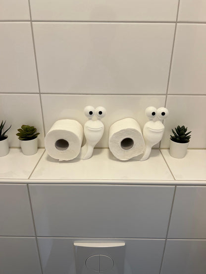 Snail Toilet Roll Holder - Cute Bathroom Storage & Decor - Whimsical Snail Figurine for Toilet Paper - Ideal Gift for Home Decor Lovers