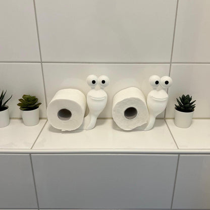 Snail Toilet Roll Holder - Cute Bathroom Storage & Decor - Whimsical Snail Figurine for Toilet Paper - Ideal Gift for Home Decor Lovers