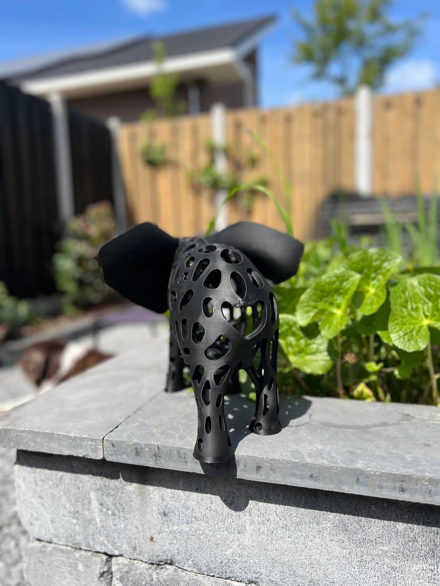 Perforated Elephant Sculpture | Modern Art | indoor & outdoor Decor for Your Space