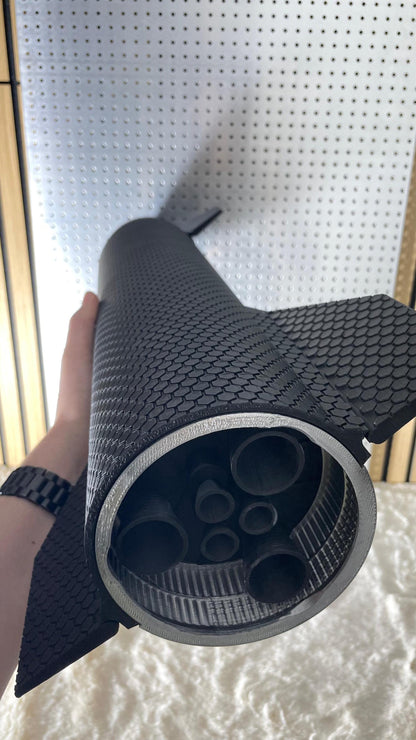 Starship Rocket Booster Space Model 150cm | Iconic Spacecraft Replica | Display Piece for Collectors and Space Enthusiasts | Wall Decor