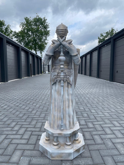 Giant Replica Knight Chess Piece – Life-Size Fantasy Decor | 120cm 3D Printed Statue
